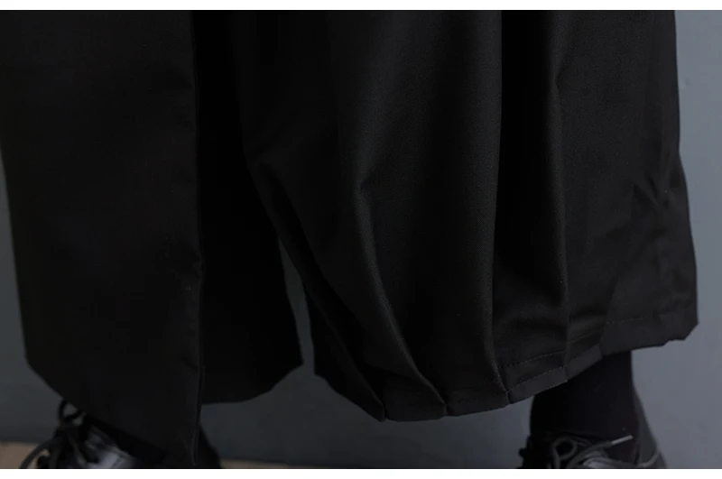 Black Vintage High Elastic Waist Wide Leg Pants Women Spring Autumn New Casual Loose Pleated Trousers Fashion Streetwear 2026