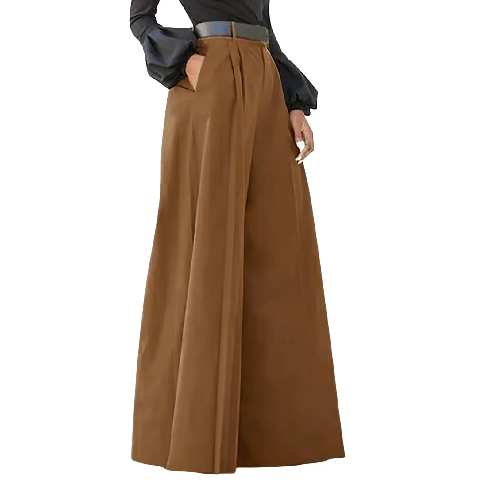 Pants For Women Palazzo Pants Summer Printed Cropped Cotton Linen Comfy Baggy Trousers With Simple Casual Trousers Streetwear