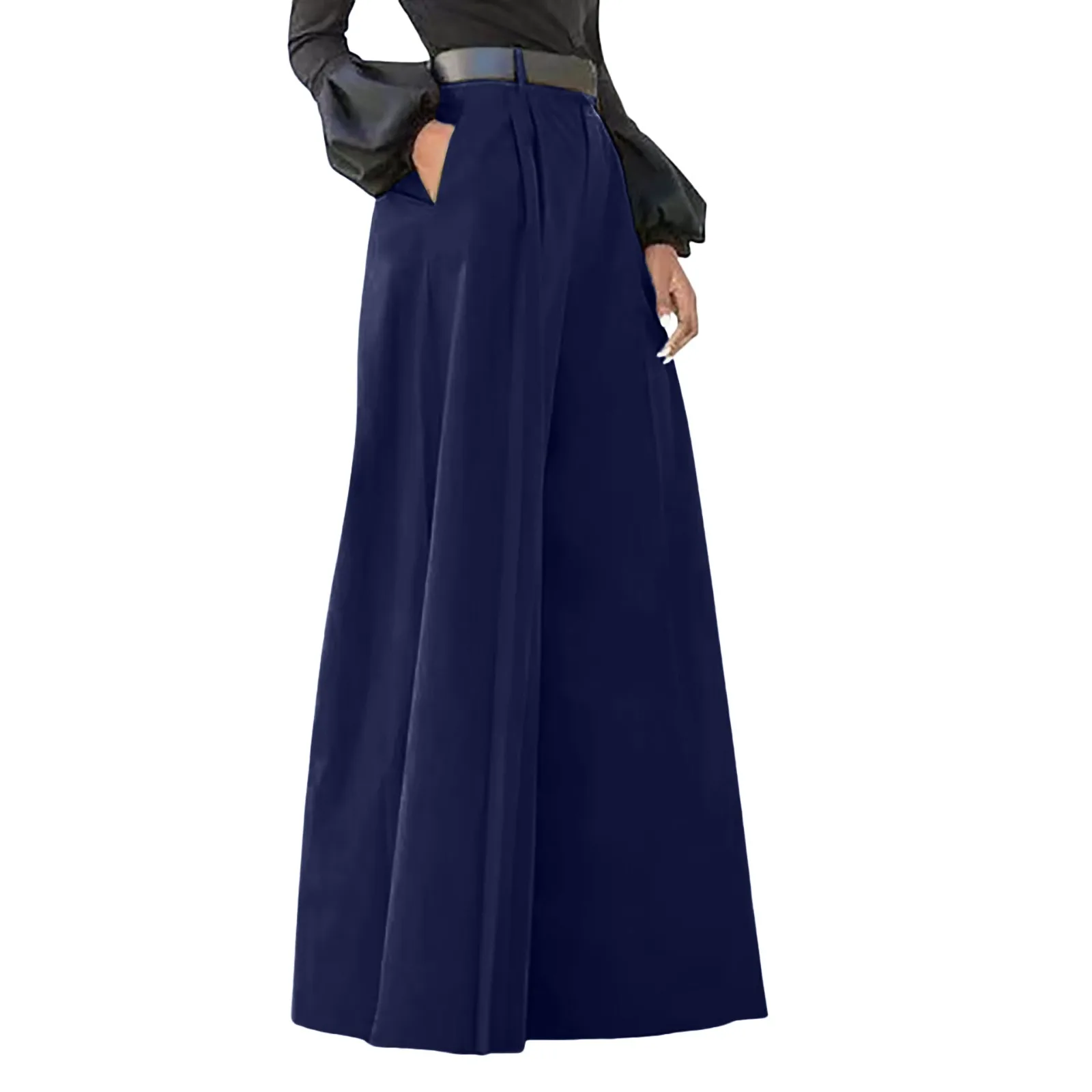 Pants For Women Palazzo Pants Summer Printed Cropped Cotton Linen Comfy Baggy Trousers With Simple Casual Trousers Streetwear