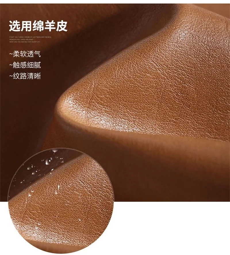 2023 Spring Autumn Sheepskin Pants Women High-waist Straight Pants Slim Lady Genuine Leather Casual Trousers Ankle-Length Pants