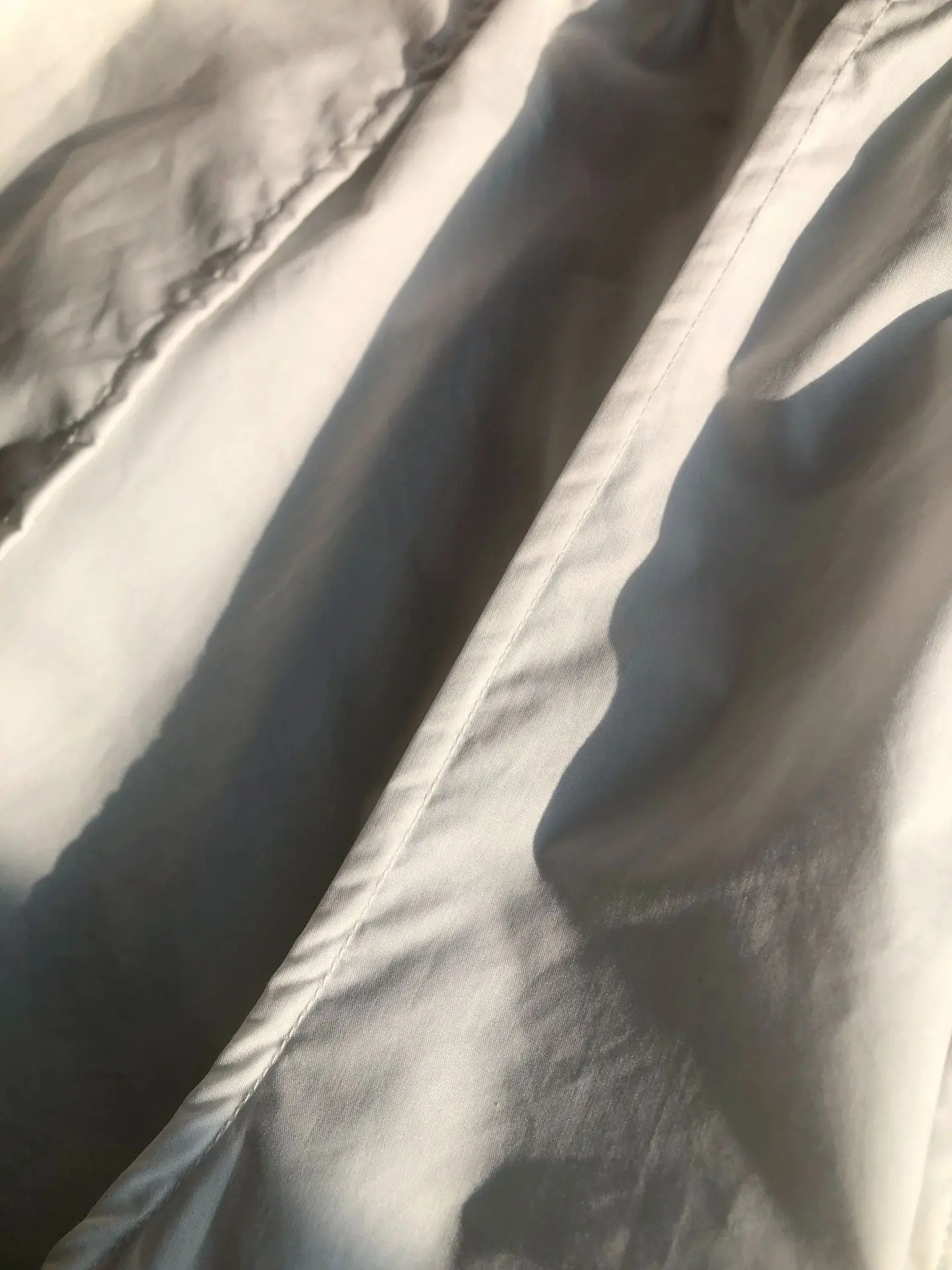 Embroidery Hollow out Women White Pants 100% Cotton Drawstring Elastic Waist Female Straight Long Trousers