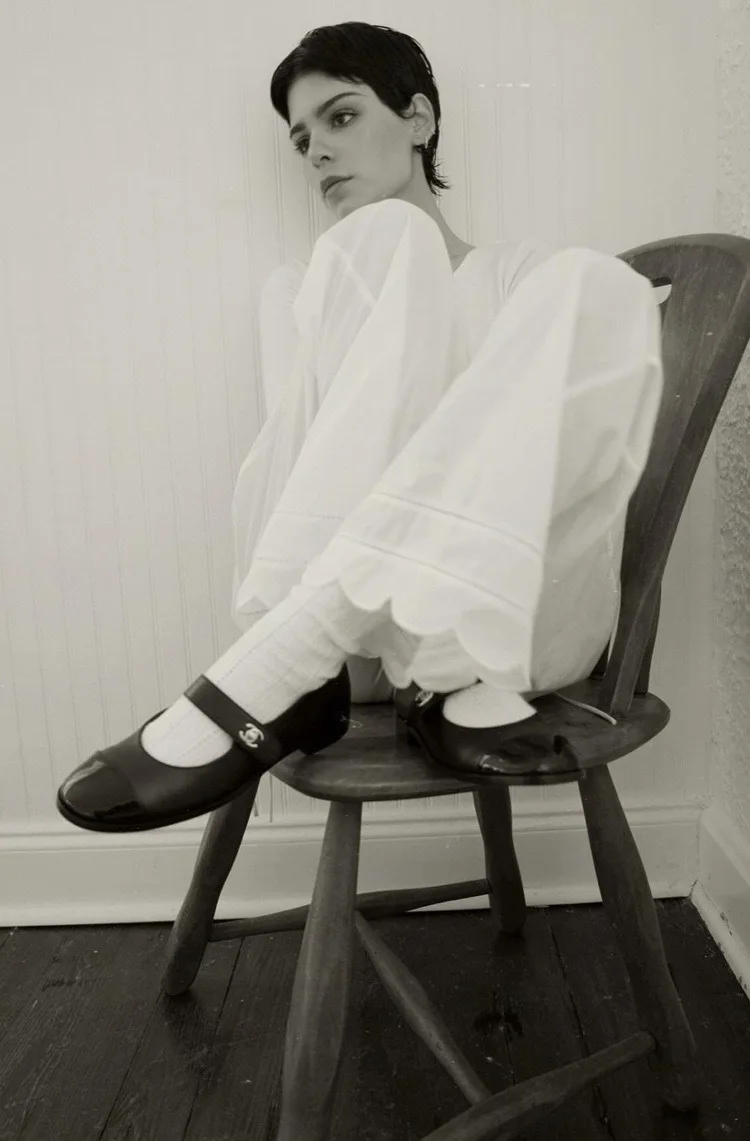 Embroidery Hollow out Women White Pants 100% Cotton Drawstring Elastic Waist Female Straight Long Trousers
