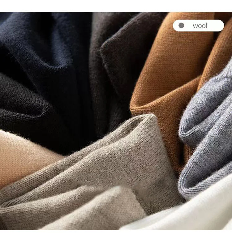 Women 100% Wool Pants New Autumn and Winter Soft Comfortable High-Waist Knitted Thicken Pants Female Thin pants Casual Trousers