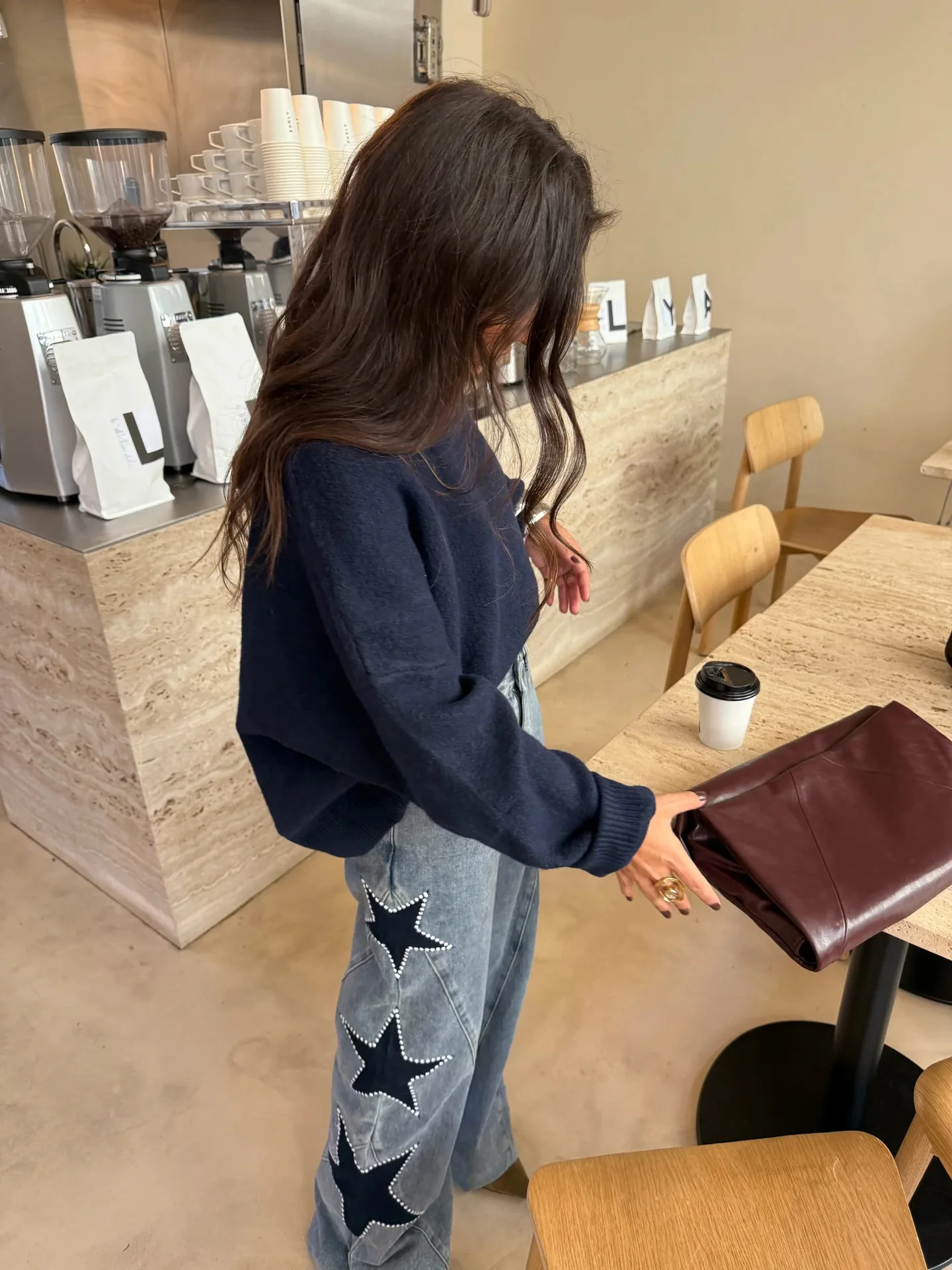 Women Denim Pant Jeans Vintage Wide Leg Long Pants Print High Waist Straight Trousers Y2k Streetwear Work Casual Loose 2026
