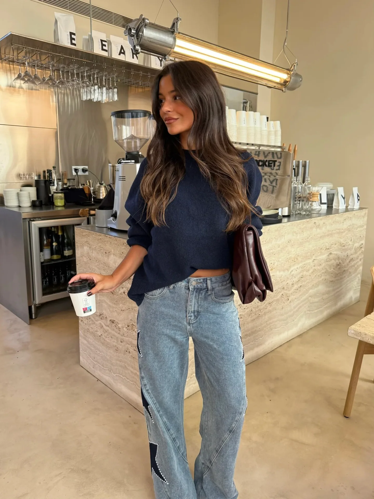 Women Denim Pant Jeans Vintage Wide Leg Long Pants Print High Waist Straight Trousers Y2k Streetwear Work Casual Loose 2026