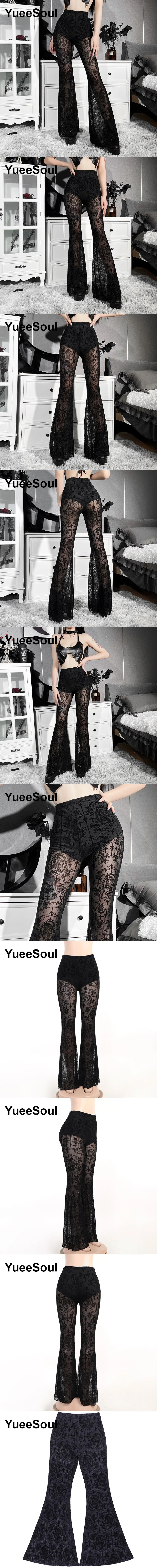 Gothic Emo Alt Women Pants Techwear Hippie Baggy Trousers Mom Goth Punk Black Cargo Pants Cyber Y2k Pants Academic Dark Clothes