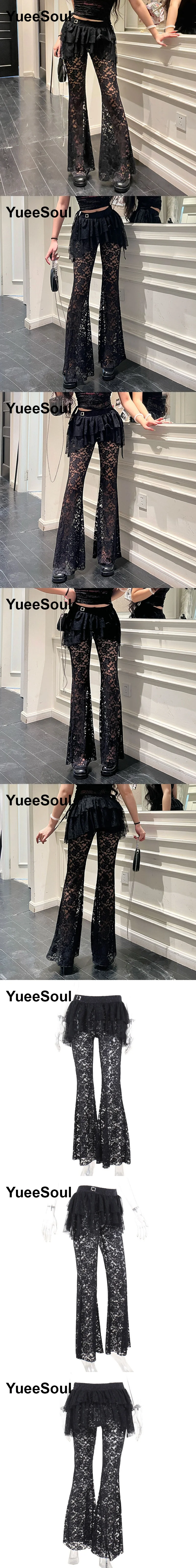 Gothic Emo Alt Women Pants Techwear Hippie Baggy Trousers Mom Goth Punk Black Cargo Pants Cyber Y2k Pants Academic Dark Clothes