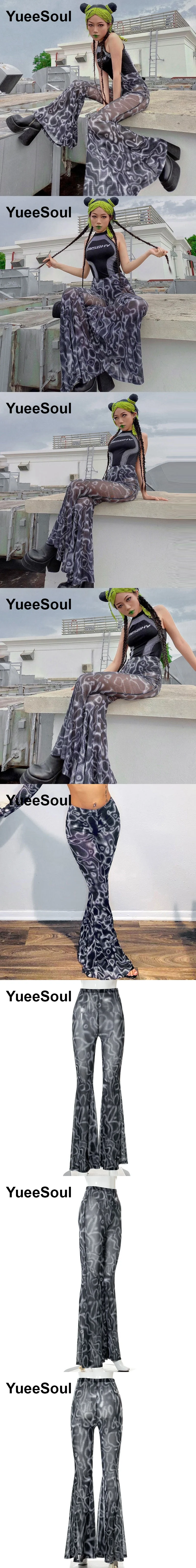Gothic Emo Alt Women Pants Techwear Hippie Baggy Trousers Mom Goth Punk Black Cargo Pants Cyber Y2k Pants Academic Dark Clothes
