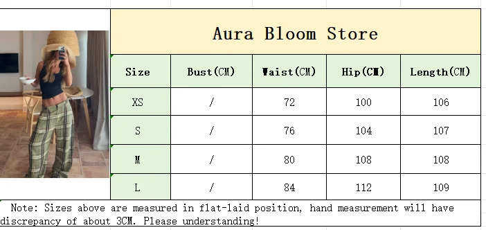 Casual Plaid Print Lace Up Bloomers Women Loose Elastic Waist Lantern Long Pants Autumn Lady Street Fashion Trousers 2025 New