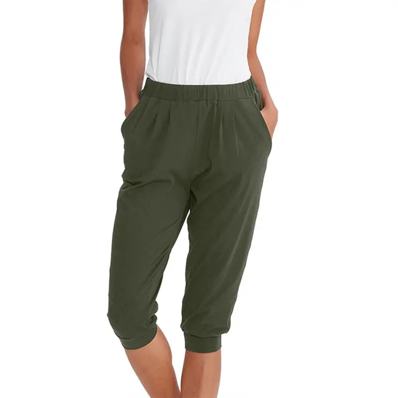 94% Cotton Women Pants Casual High Waisted Jogging Running Sports Trousers Female Sweatpants Pantalones De Mujer M30177