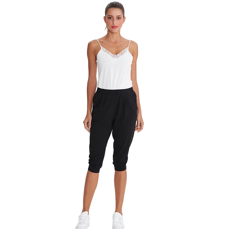 94% Cotton Women Pants Casual High Waisted Jogging Running Sports Trousers Female Sweatpants Pantalones De Mujer M30177