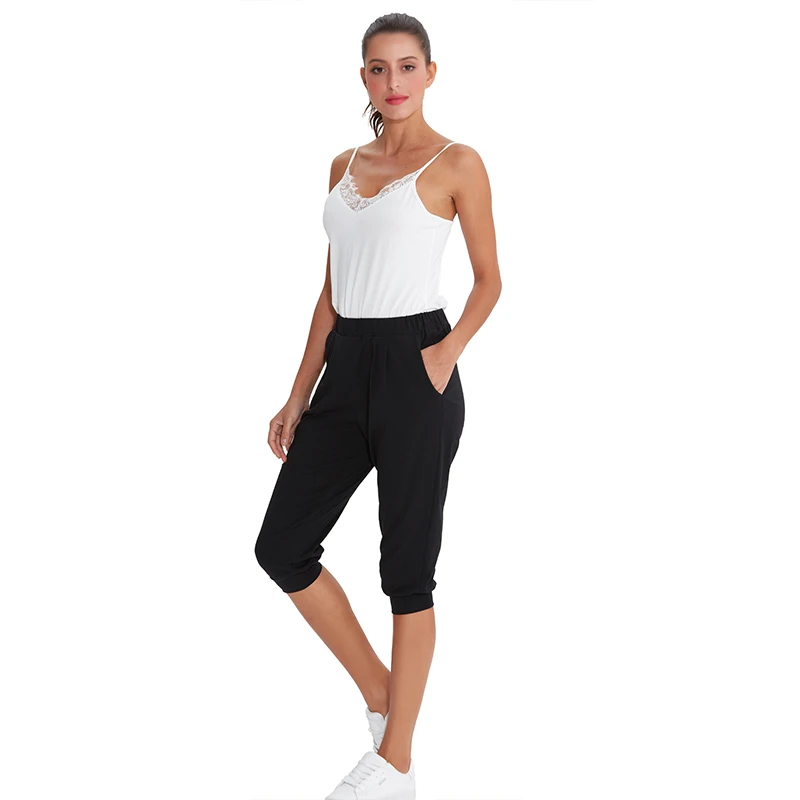 94% Cotton Women Pants Casual High Waisted Jogging Running Sports Trousers Female Sweatpants Pantalones De Mujer M30177