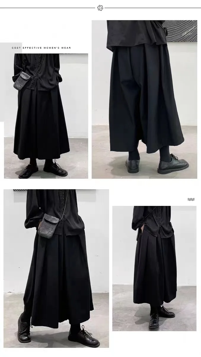 Fashion Y2k Pants for Women Black Color Wide Legged Japanese Harajuku Women's Pants Punk Gothic Streetwear joggers Trousers