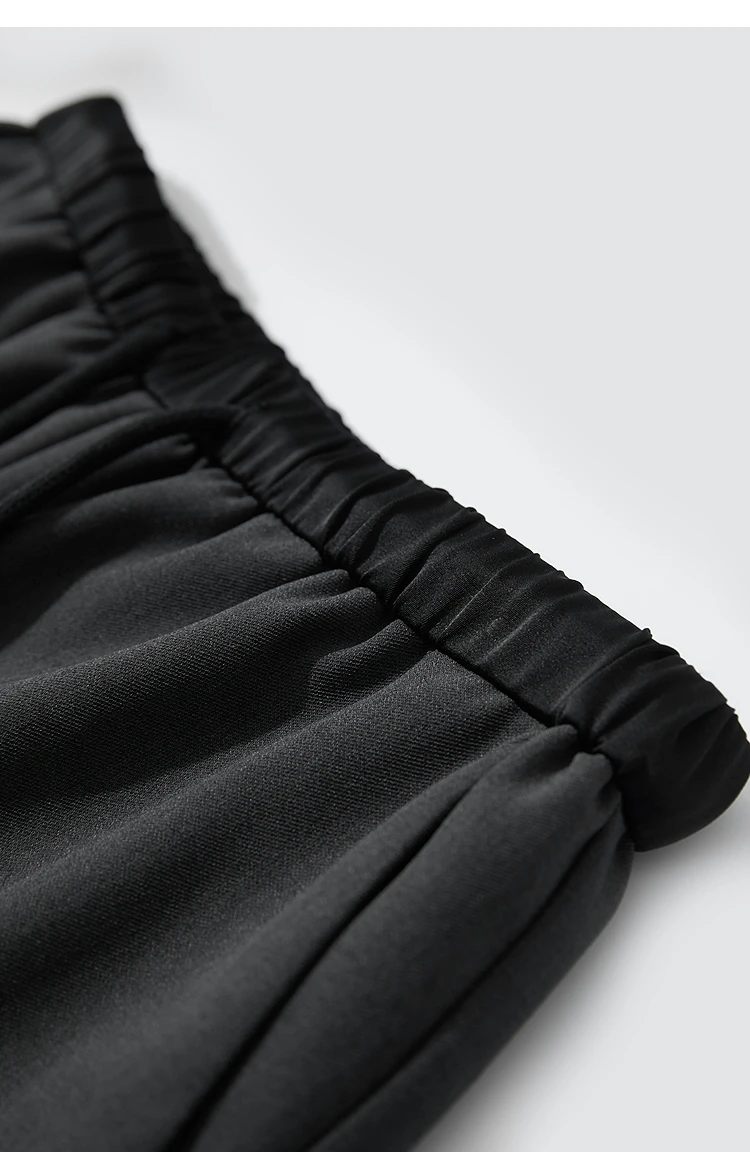 AMII 2026 Autumn Women Trousers Loose Casual Lace Up Elastic Wide Leg Pants Straight Solid Full Length Women's Clothing 12553006