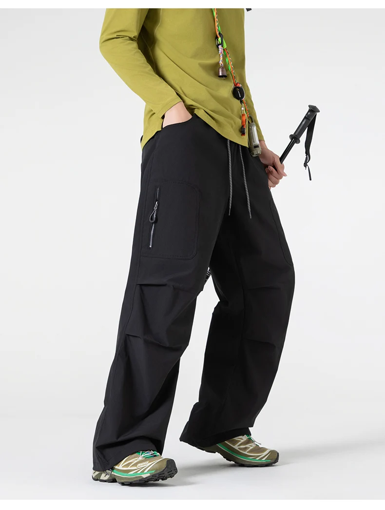 CHRLCK Women Waterproof Hiking Pants Autumn Mountaineering Cargo Pants Breathable Fishing Camping Cycling Trekking Trousers