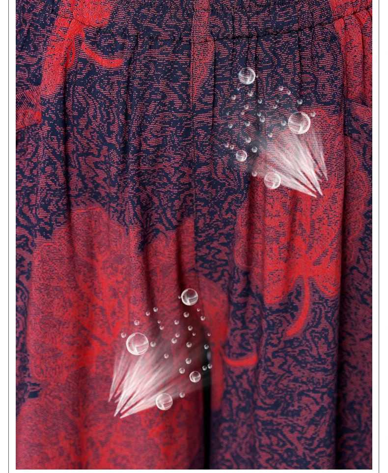 Elegant Women's Pants Summer Fashionable Printed Long Pants Loose Comfortable prnited Pants