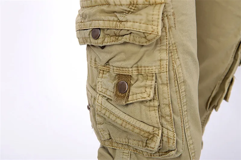 Cotton Pantalon Femmes 2026 Men Women Workout Military Multi-Pocket Baggy Cargo Pants Loose Straight trousers Hip Hop Pants 3362