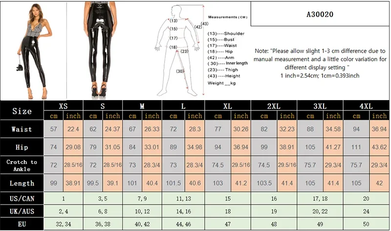 Women Glossy Patent Leather Seameless Leggings Stretch PVC Slim Trousers Ladies Sexy Bodycon PU Pencil Slim Cropped Pants Custom