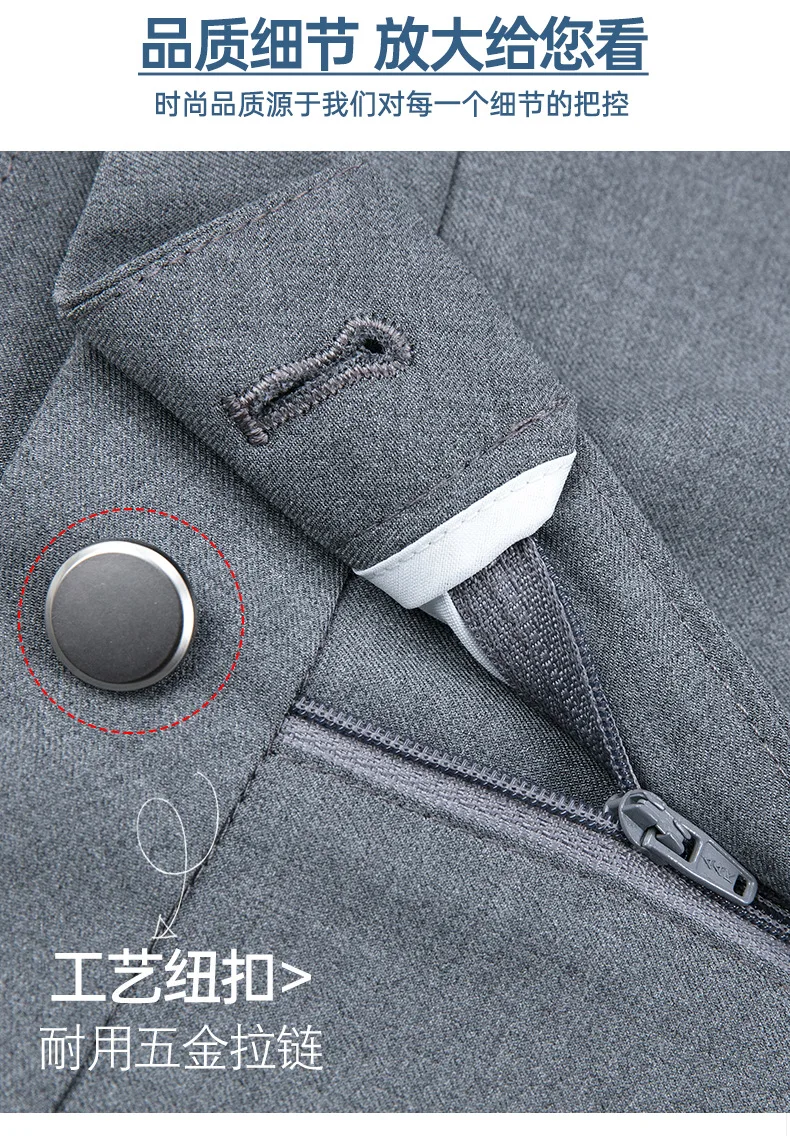 2026 New Women's Khaki Trousers, Autumn High Waisted Straight Suit Pants Loose Dress Pants Black Grey Slacks Women Pantalones