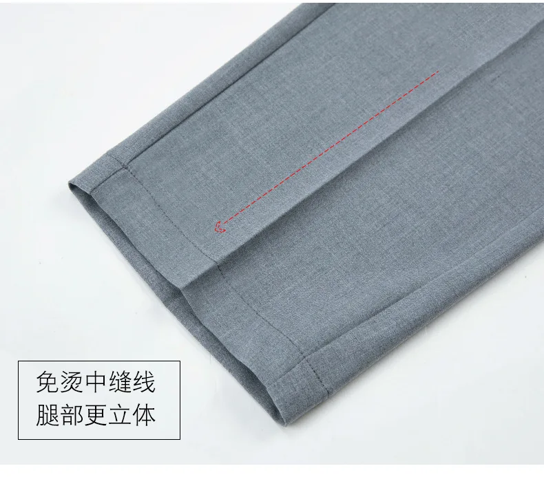 2026 New Women's Khaki Trousers, Autumn High Waisted Straight Suit Pants Loose Dress Pants Black Grey Slacks Women Pantalones