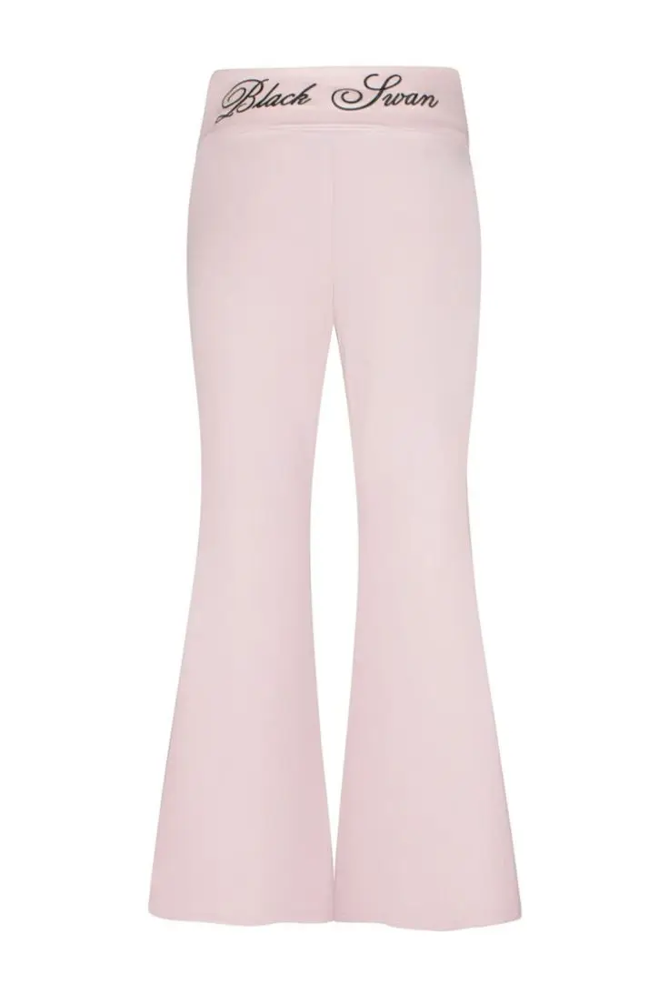 Pink retro English printed long pants slimming and fashionable Y2k retro trend Harajuku 1990s sexy high street fashion girls