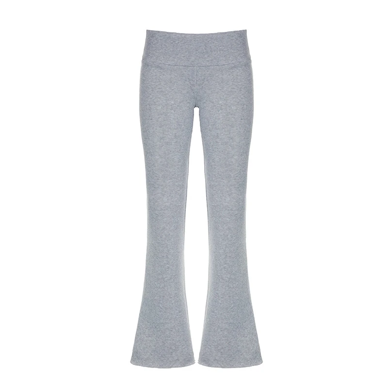 Stripe Drawstring Elastic Low Waist Baggy Sweatpants Women Casual Loose Straight Leg Pants Leisure Summer Streetwear Trousers