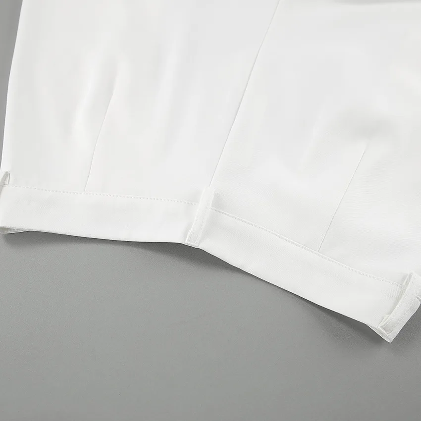 Women Spring Fashion Stright Wide Leg Long Pants High Waist White Pants Fashion Women Clothes Pants Female Trousers