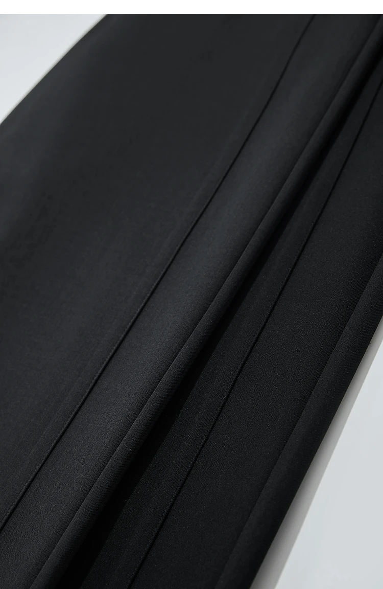 AMII Minimalist Pants 2026 Autumn New Elegant Luxury Office Lady Casual Loose Trousers Elastic Straight Wide Leg Pants 12523044