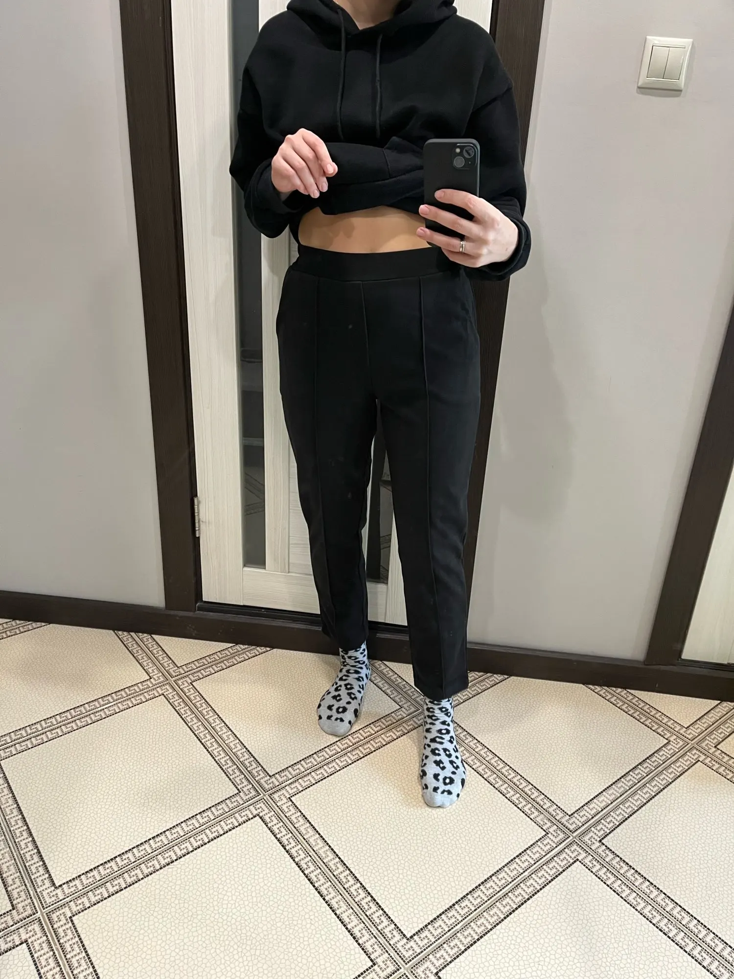 Thicken Women Pencil Pants 2026 Autumn Winter Trousers OL Style Female Work Suit Pants Loose Female Trousers Capris 6648