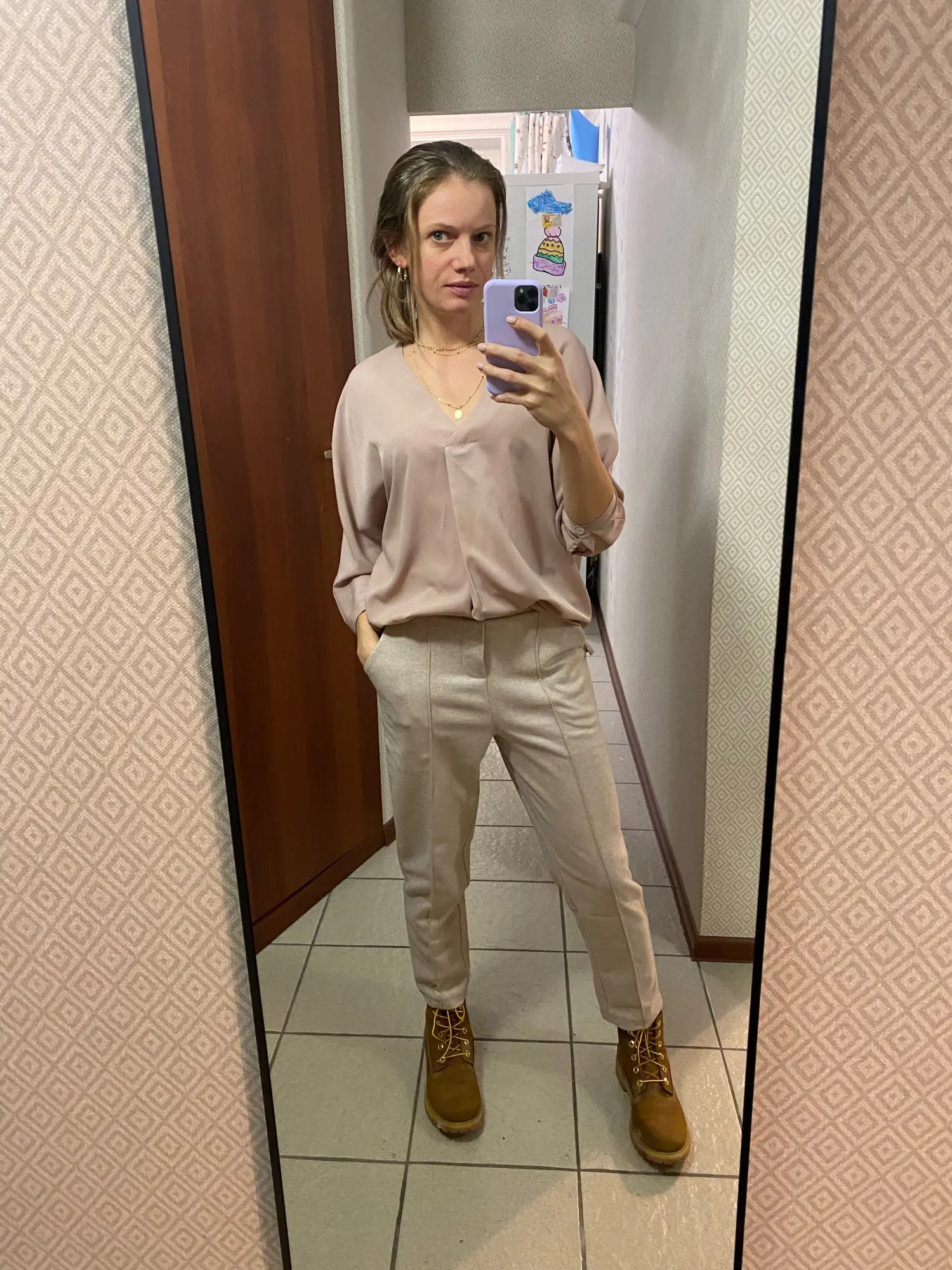 Thicken Women Pencil Pants 2026 Autumn Winter Trousers OL Style Female Work Suit Pants Loose Female Trousers Capris 6648