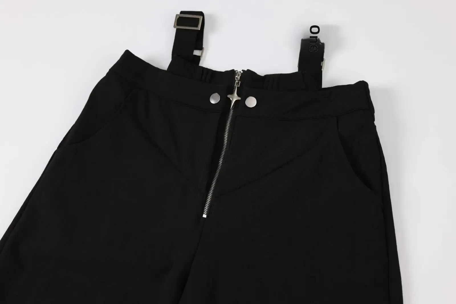 American Retro Hot Girl Black Work Pants Women Y2K Zipper Design Loose Long Casual Trousers Female Model Recommendation