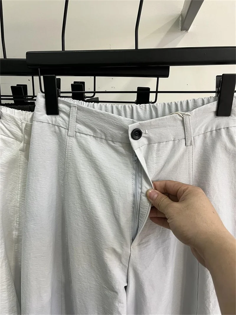 Summer Female Fashion High Waist Loose Pants Spring Ladies Straight Trousers Korean Women High-end Solid Color Casual Pantalons