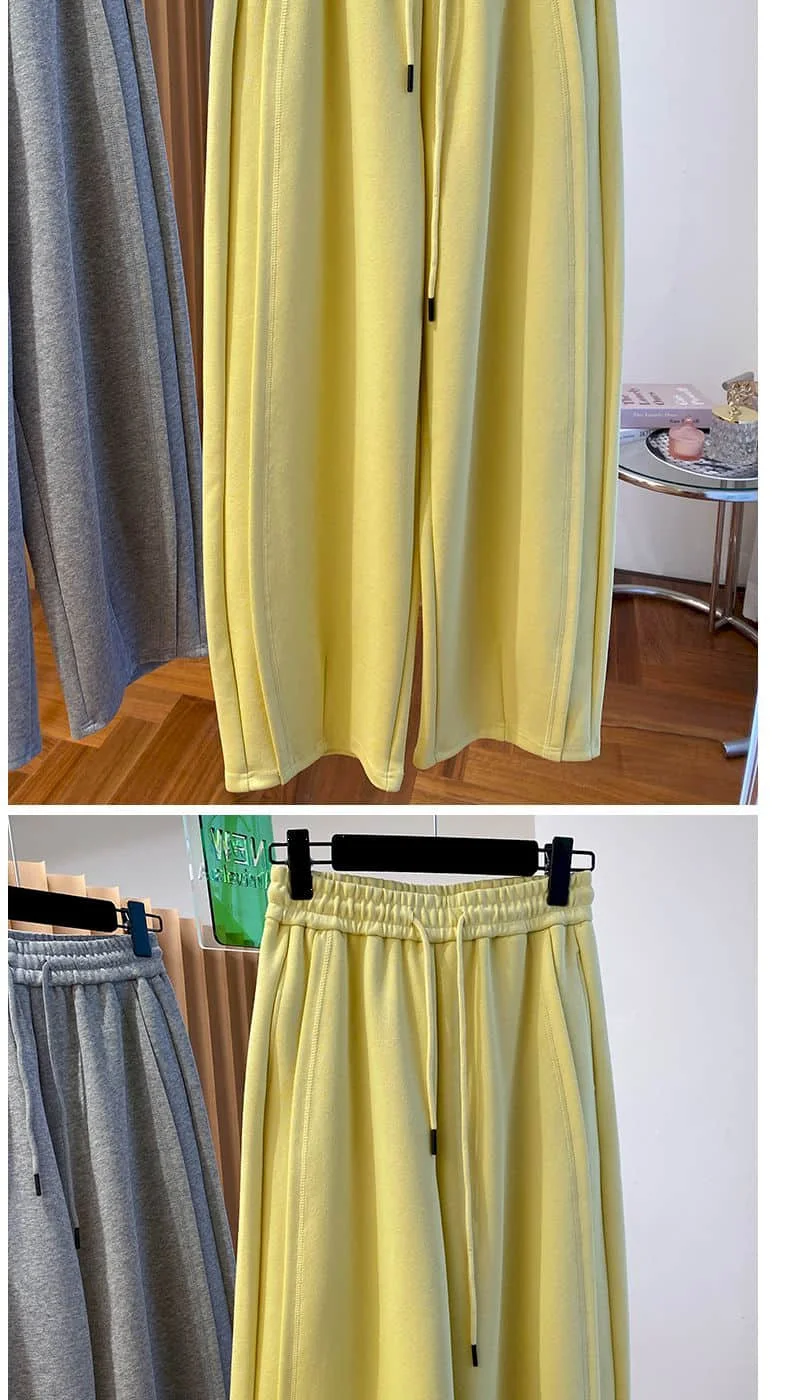 Cargo Pants Women Korean Style Sweatpants Casual Drawstring Elastic Waist Sporty Trousers Streetwear Clothing Harem Pants Women