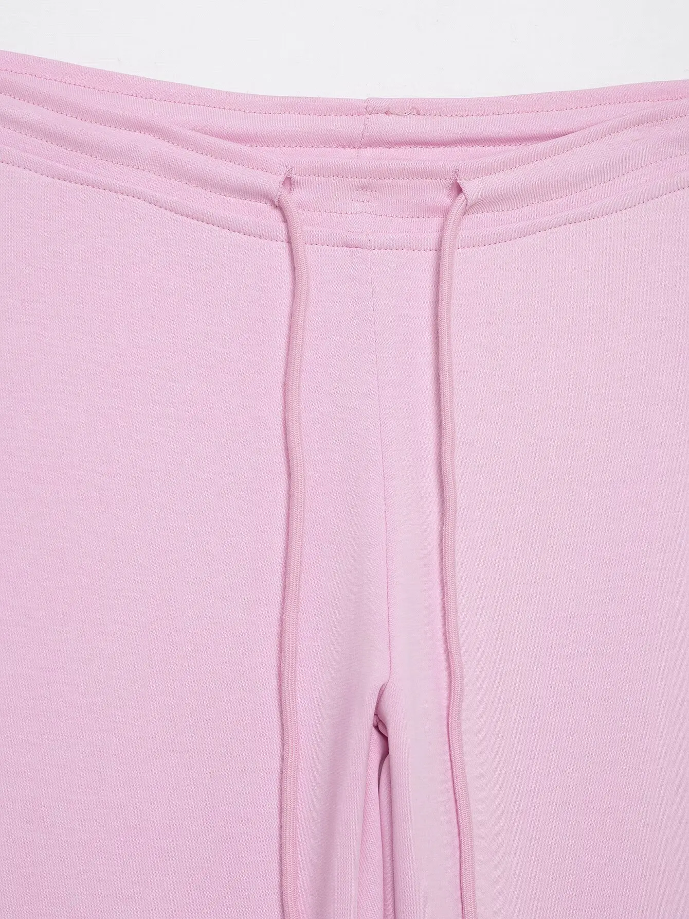 Autumn New Women's Fashionable Casual High-Waisted Trumpet Pants Drawstring Trouser Daily Sportys