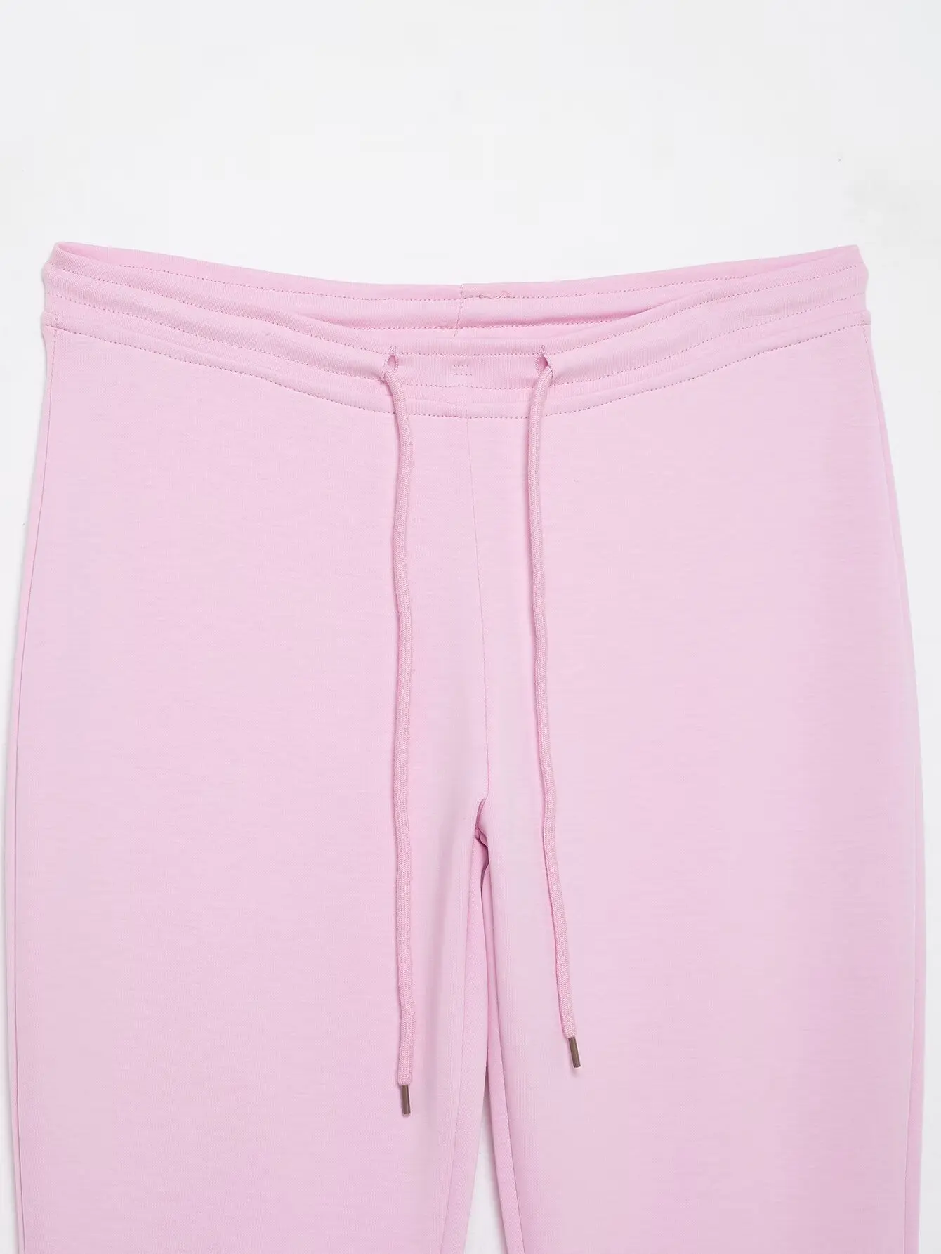 Autumn New Women's Fashionable Casual High-Waisted Trumpet Pants Drawstring Trouser Daily Sportys