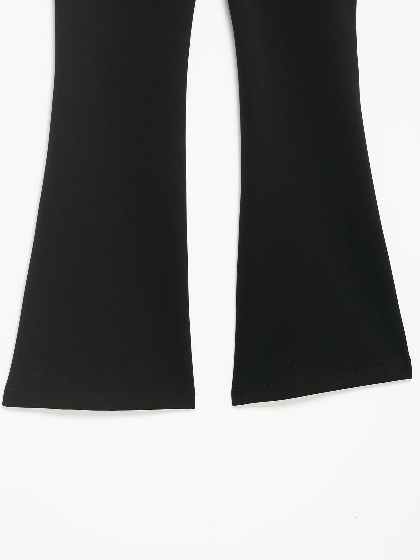 Autumn New Women's Fashionable Casual High-Waisted Trumpet Pants Drawstring Trouser Daily Sportys
