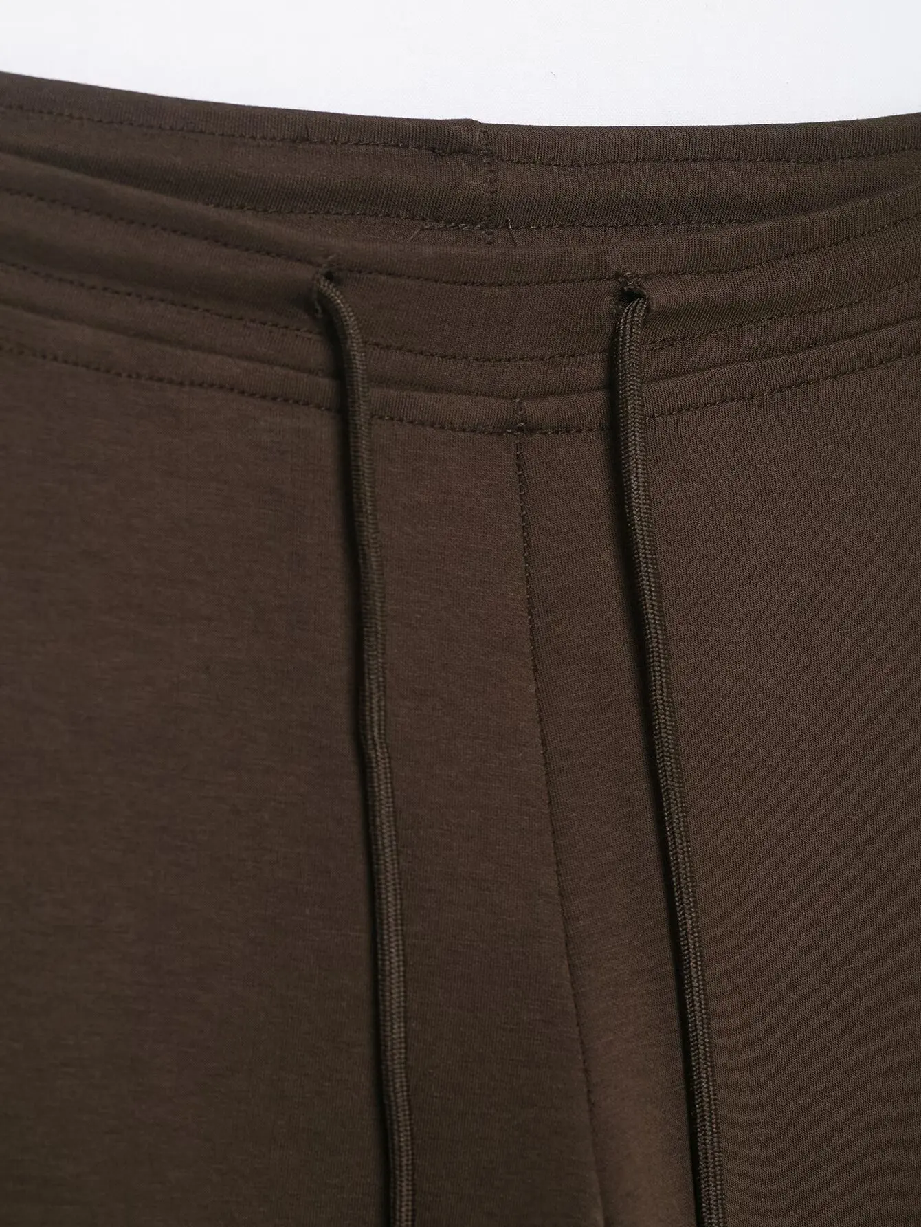 Autumn New Women's Fashionable Casual High-Waisted Trumpet Pants Drawstring Trouser Daily Sportys