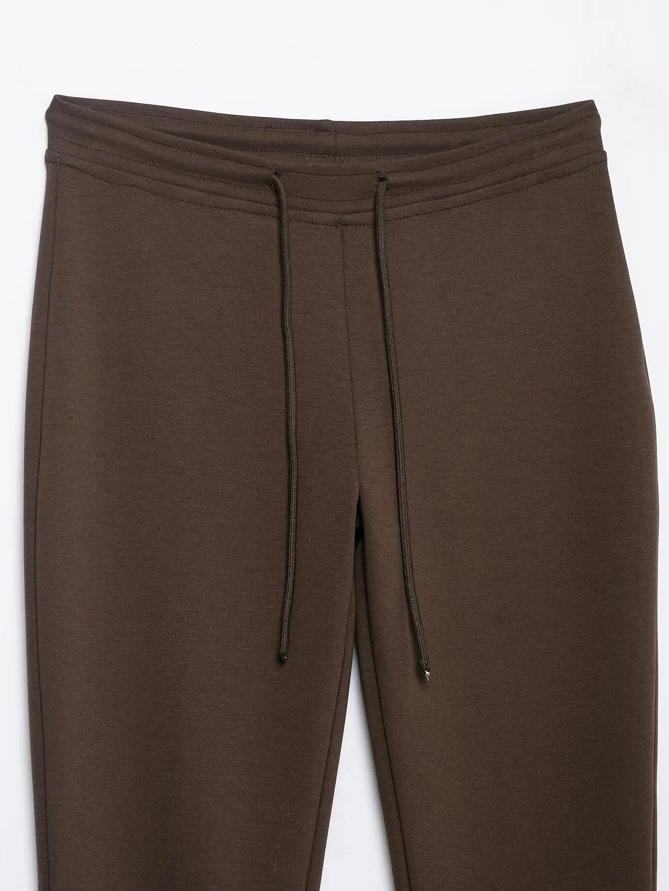 Autumn New Women's Fashionable Casual High-Waisted Trumpet Pants Drawstring Trouser Daily Sportys