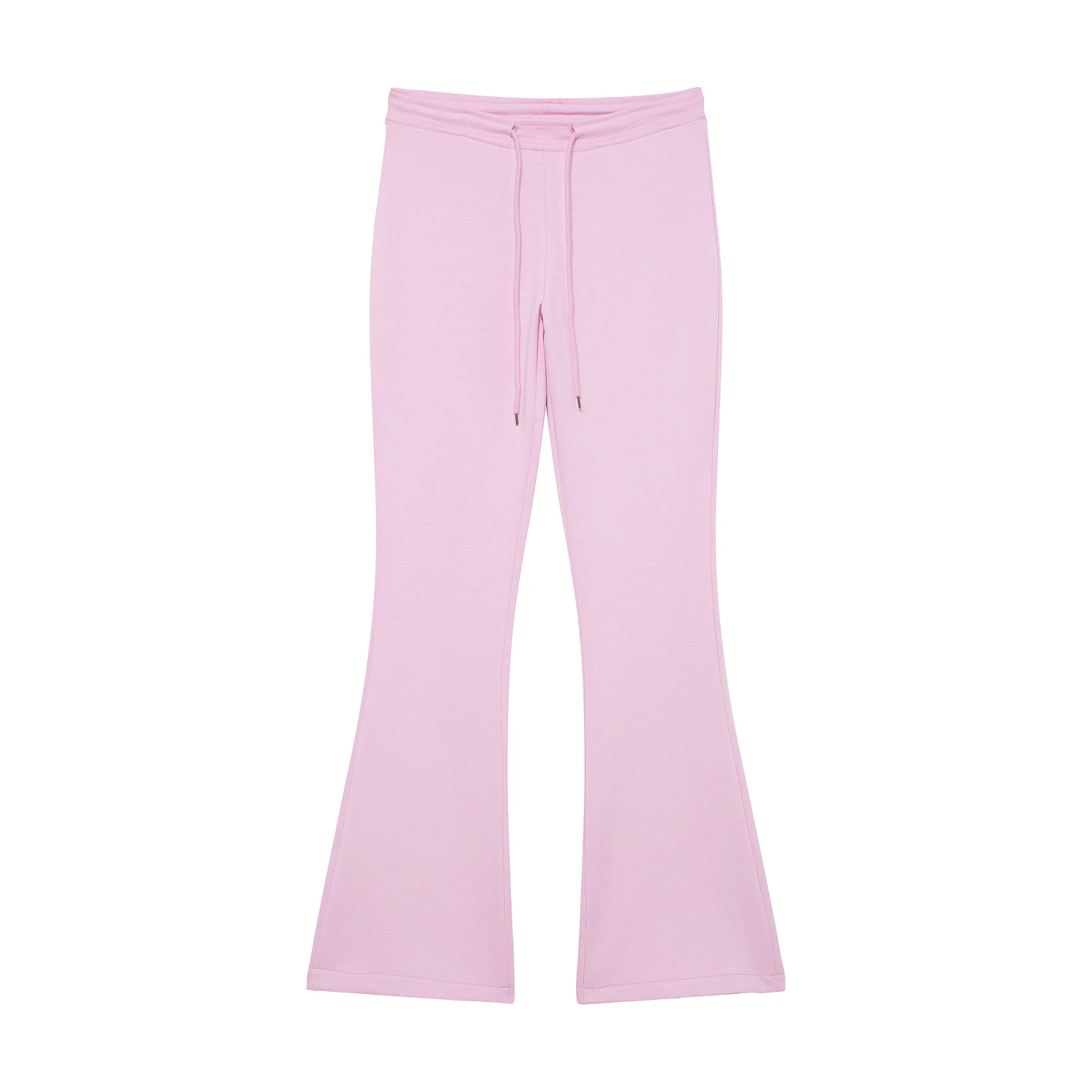 Autumn New Women's Fashionable Casual High-Waisted Trumpet Pants Drawstring Trouser Daily Sportys