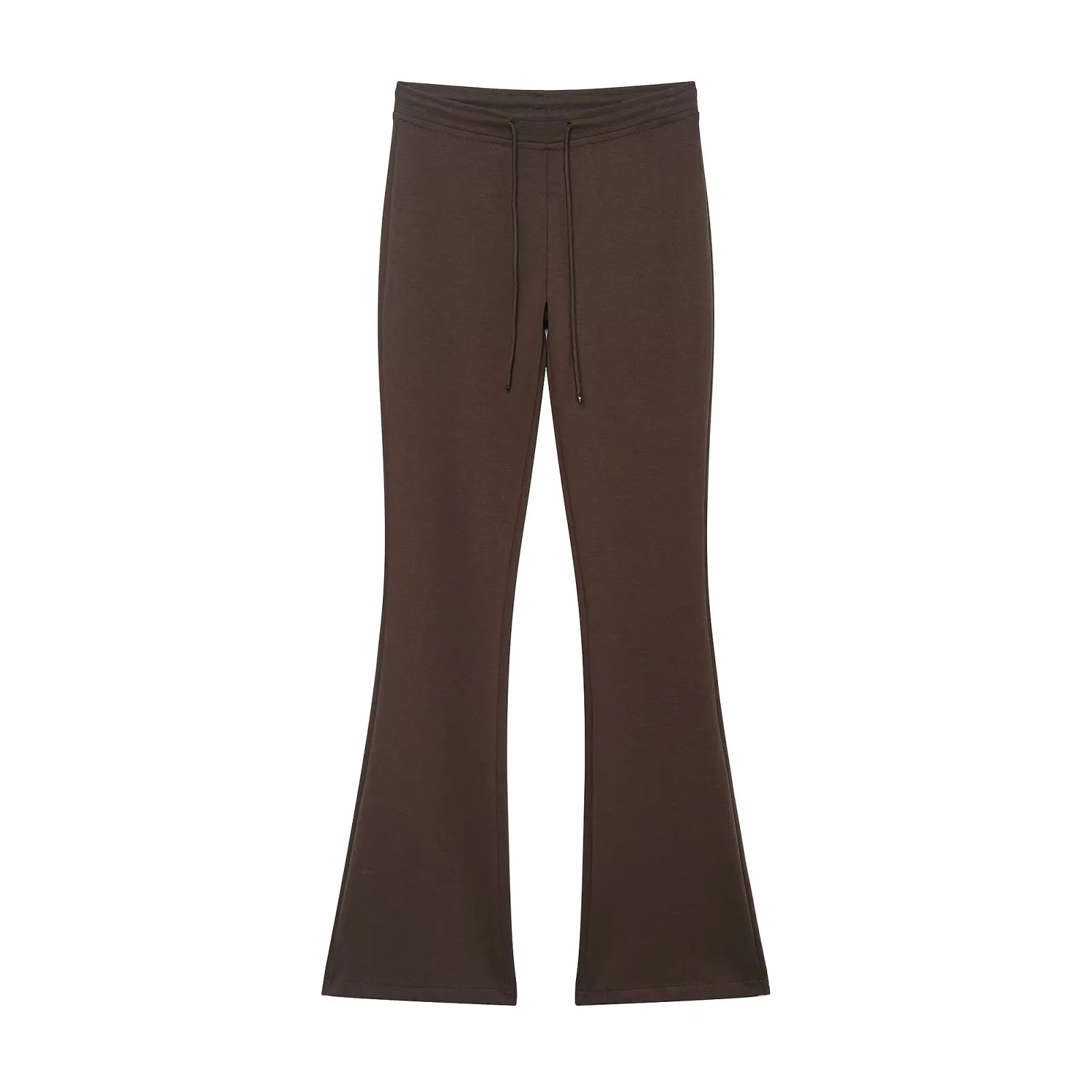 Autumn New Women's Fashionable Casual High-Waisted Trumpet Pants Drawstring Trouser Daily Sportys