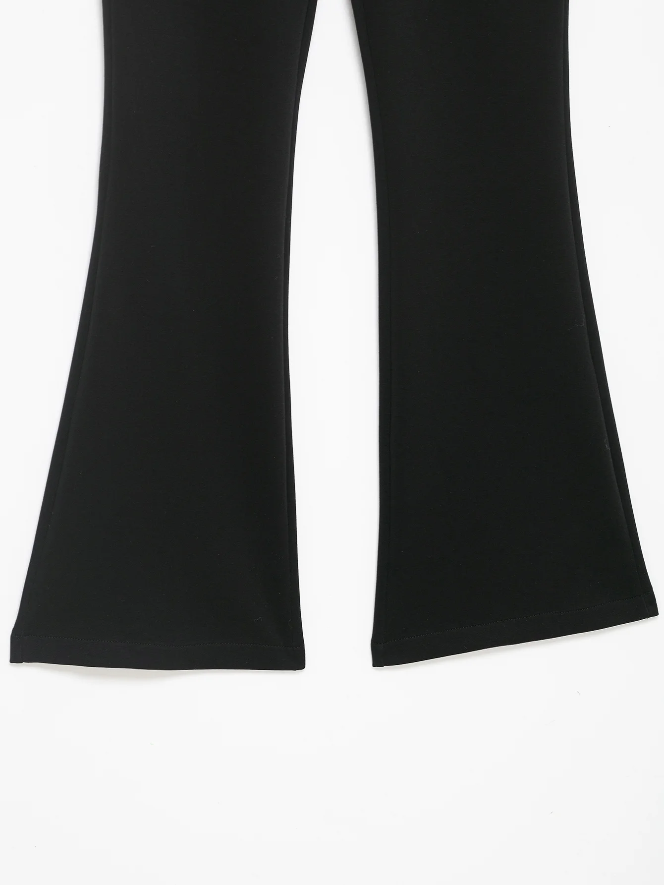 Autumn New Women's Fashionable Casual High-Waisted Trumpet Pants Drawstring Trouser Daily Sportys