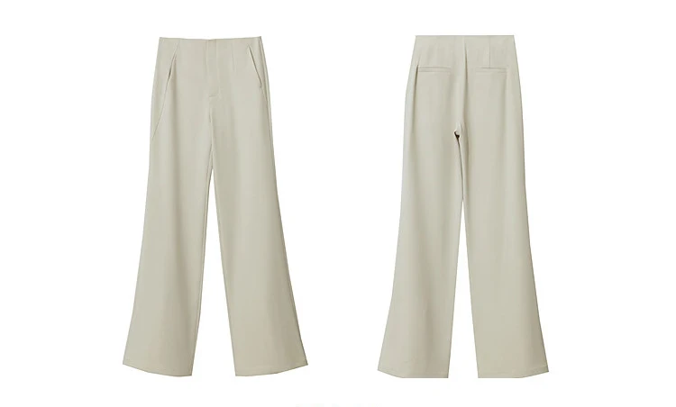 Amii Women's Pants 2026 Summer New Commuter Wrinkle Resistant Micro Flared Pants Casual Simple Versatile Woman Trousers 12611007