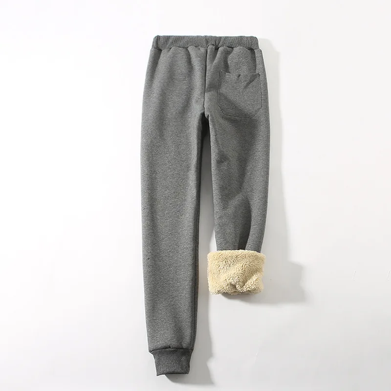 Cotton Women's Velvet Pants 2020 Fashion Autumn Winter Warm Women's Trousers Casual Lamb Fur Harem Pants Eembroidery Sweatpants