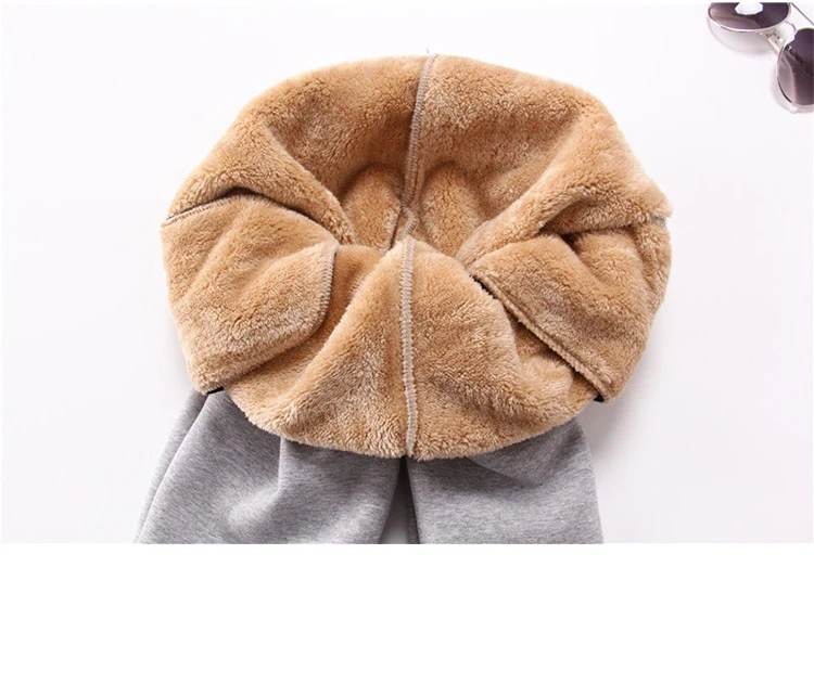 Cotton Women's Velvet Pants 2020 Fashion Autumn Winter Warm Women's Trousers Casual Lamb Fur Harem Pants Eembroidery Sweatpants