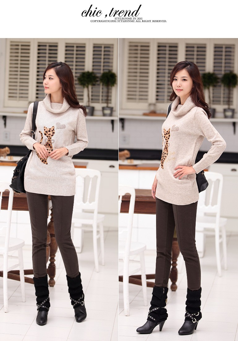 clothe 6XL 2022 Winter warm women office work pants High stretch waist cotton ladies pencil pants female High Waist trousers