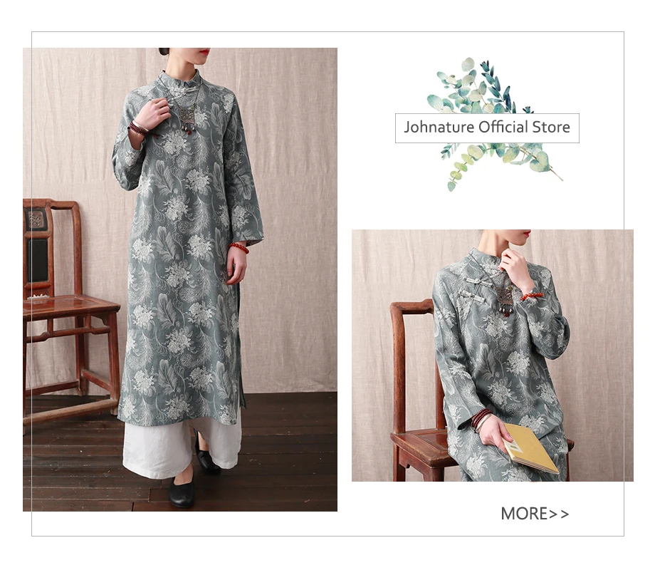 Johnature 2025 Wide Leg Loose Women Pants Big Pockets Cotton Linen Ankle-length Casual Loose Trouser