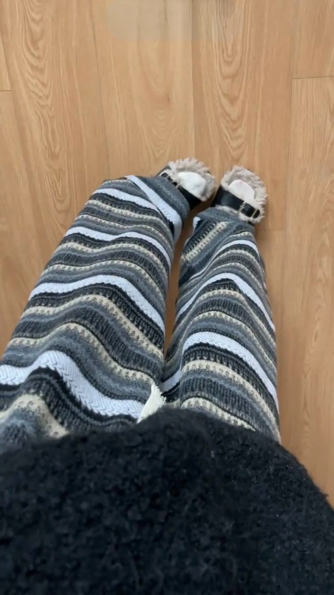 Harajuku Contrast Color Stripe Wide Leg Trousers Casual Y2k Aesthetic Women Straight Pants Vintage Grunge Loose Pantalon Femme