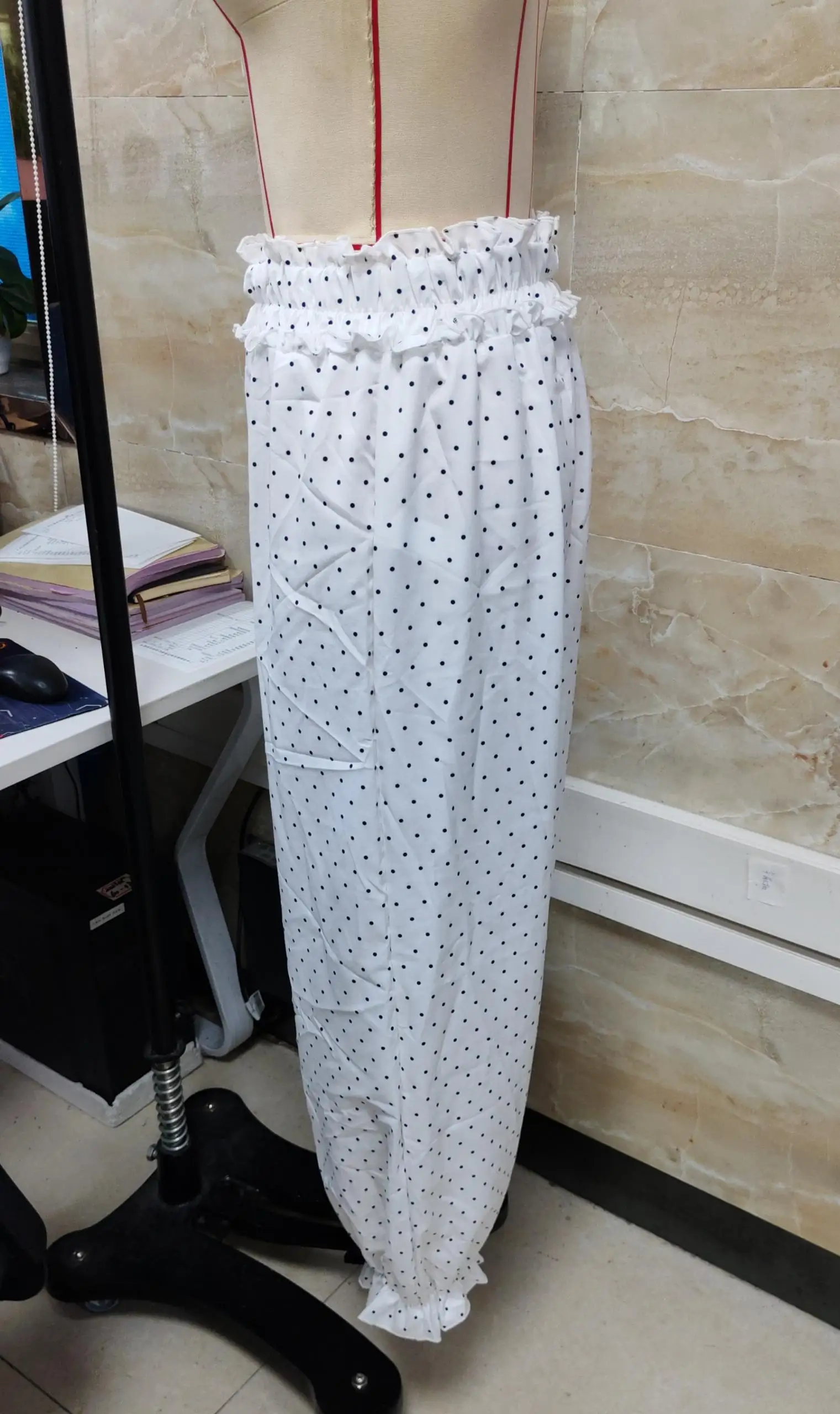 Y2K Balloon Pants Women Pleated Wide Leg Long Bloomers Baggy Barrel Pants Cute Preppy Lantern Trousers Vintage Streetwear