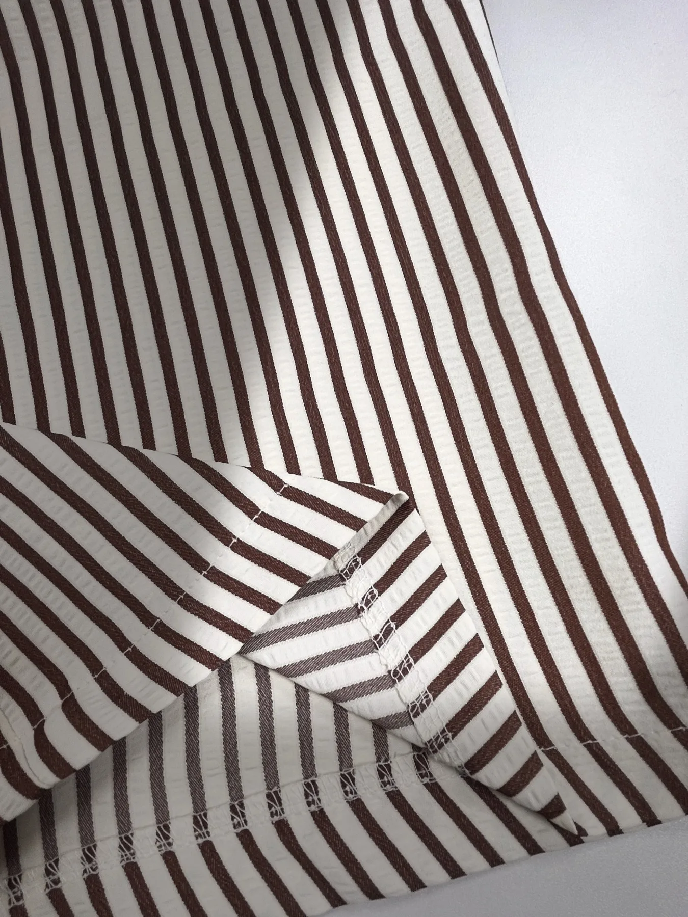 2025 Autumn New Cross border Women's Fashion Loose Striped Drawstring Elastic Waist and Floor Pants from Europe and America