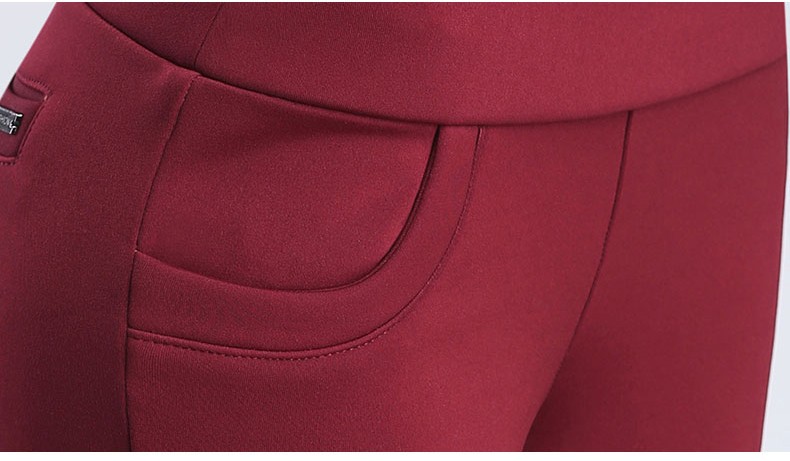 New Autumn Winter Plus Thick Velvet warm Leggings Elastic High Waist Pants female Slim Women's Casual Pants female trousers